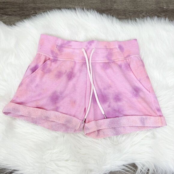 Upcycled Custom Tie Dye C9 Champion Soft Pull On Drawstring Shorts Womens XS - Picture 1 of 7
